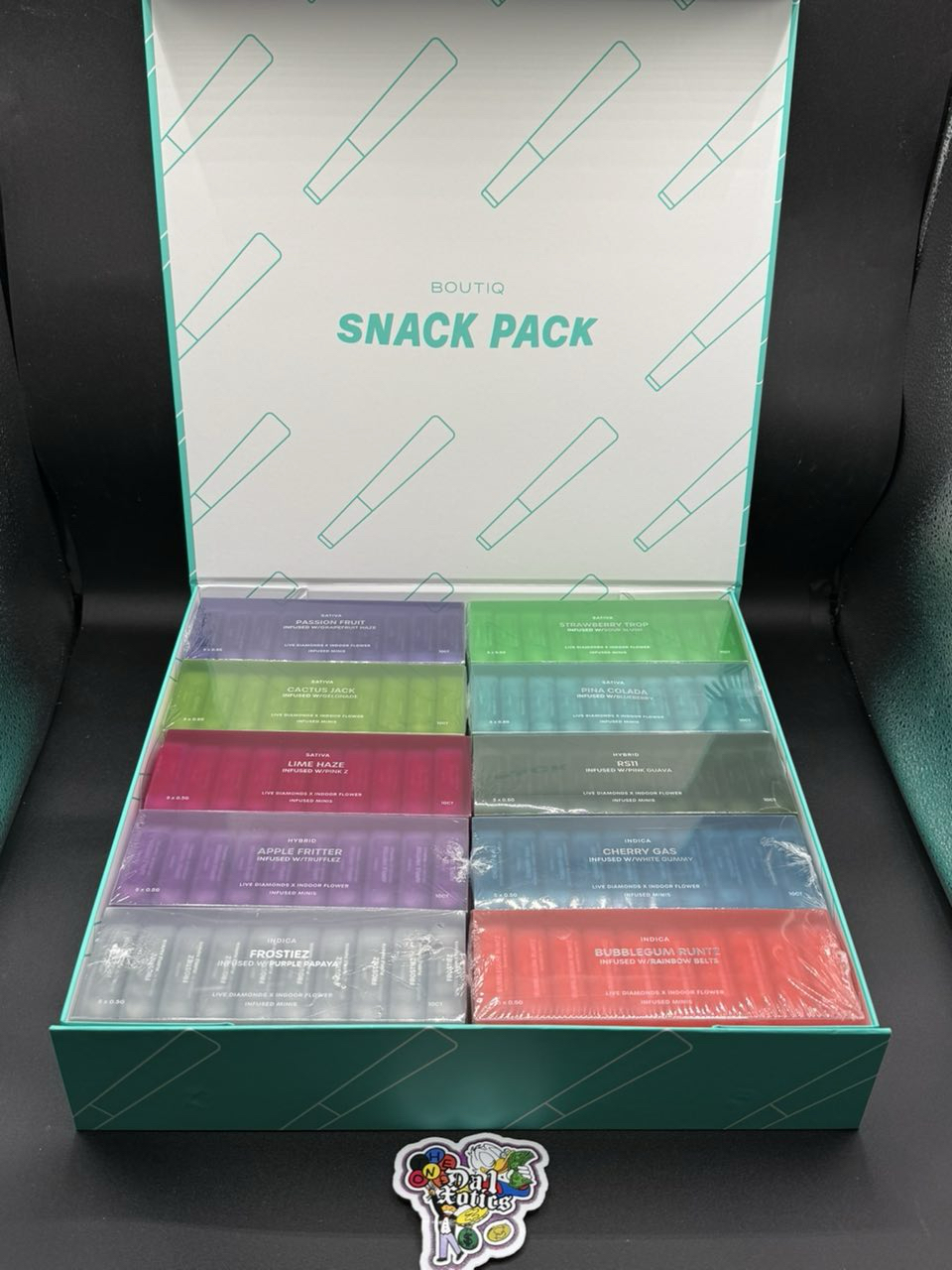 Boutiq Snack Pack Live Diamonds x Indoor Flower Infused Minis Boutiq Snack Pack Live Diamonds x Indoor Flower Infused Minis