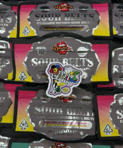 Devour Sour Belts Cannabis Infused Sour Belts 3000mg