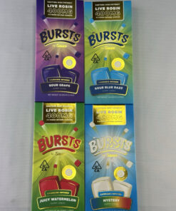 Burst by Sauce 400mg Live Rosin Gummies