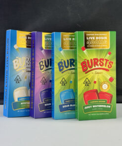 Burst by Sauce 400mg Live Rosin Gummies