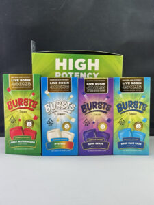 Burst by Sauce 400mg Live Rosin Gummies