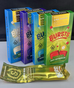 Burst by Sauce 400mg Live Rosin Gummies
