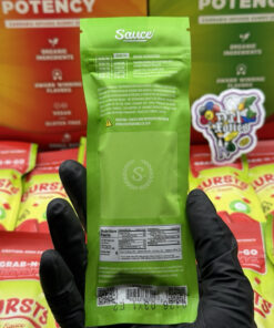 Burst By Sauce 800mg Nano Live Resin Fast Acting Cannabis Gummies