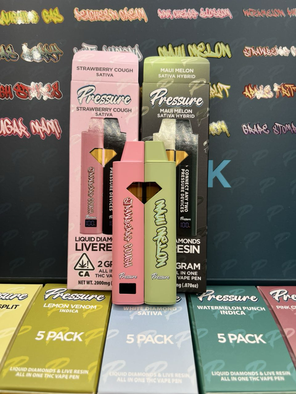 Pressure 2g Disposable Liquid Diamonds x Live Resin Vape Pressure 2g Disposable Liquid Diamonds x Live Resin Vape