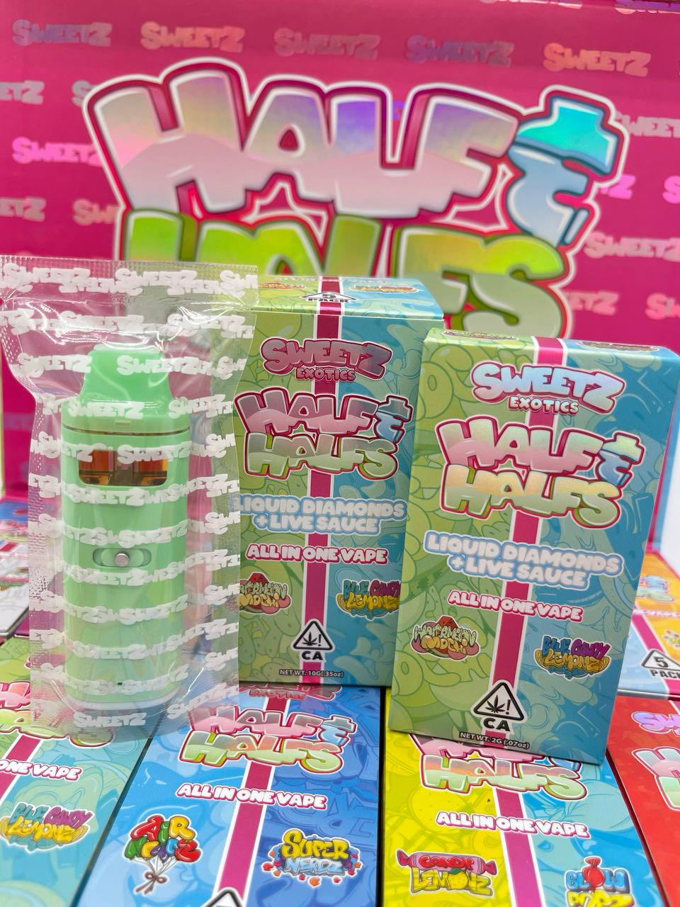Sweetz Exotics Half and Halfs 2g Disposable Sweetz Exotics Half and Halfs 2g Disposable