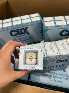 Cannabiotix (CBX) Solventless Live Resin Cannabis Concentrate