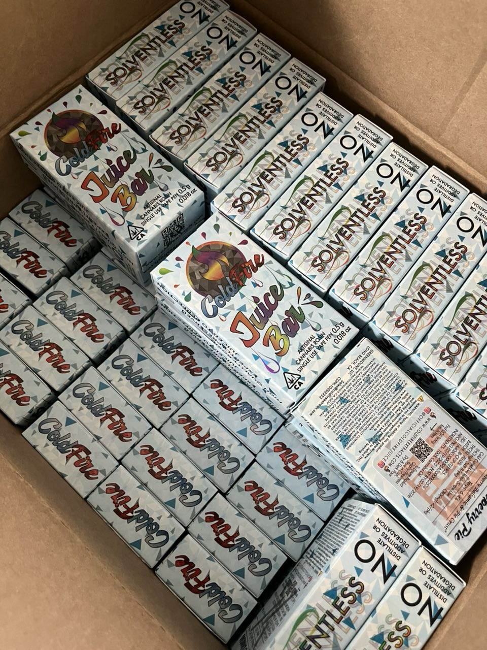 Cold Fire Juice Bar Artisinal Cannabis Rosin Vape Pen Cold Fire Juice Bar Artisinal Cannabis Rosin Vape Pen