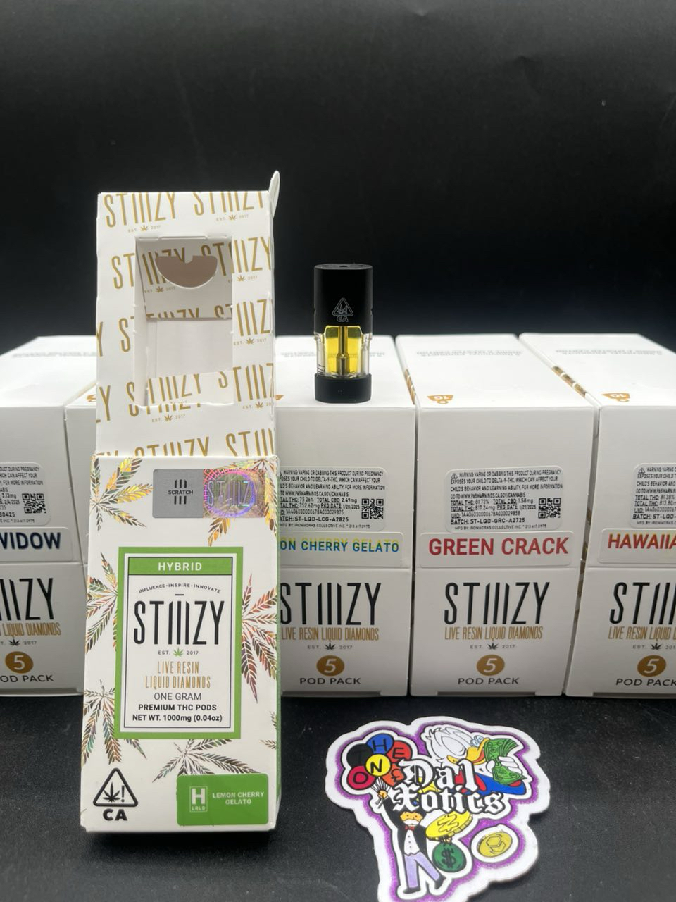 Stiiizy 1g Live Resin Liquid Diamonds Premium THC Pods Stiiizy 1g Live Resin Liquid Diamonds Premium THC Pods