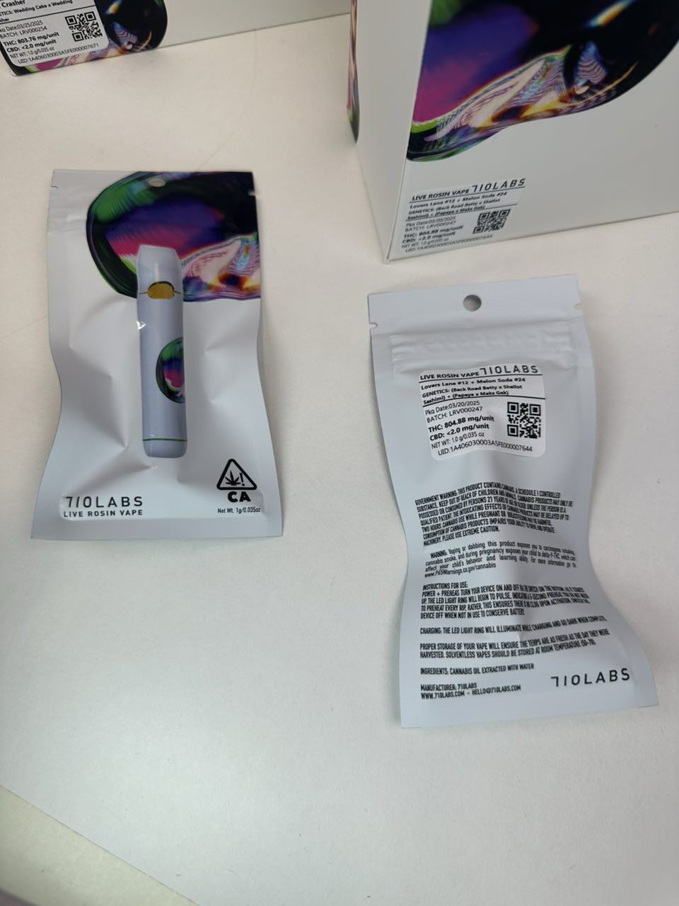 710 Labs Live Rosin Disposable Vape 710 Labs Live Rosin Disposable Vape